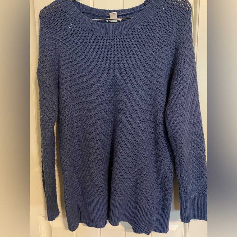 Westbound Women's Navy Crew Neck Sweater